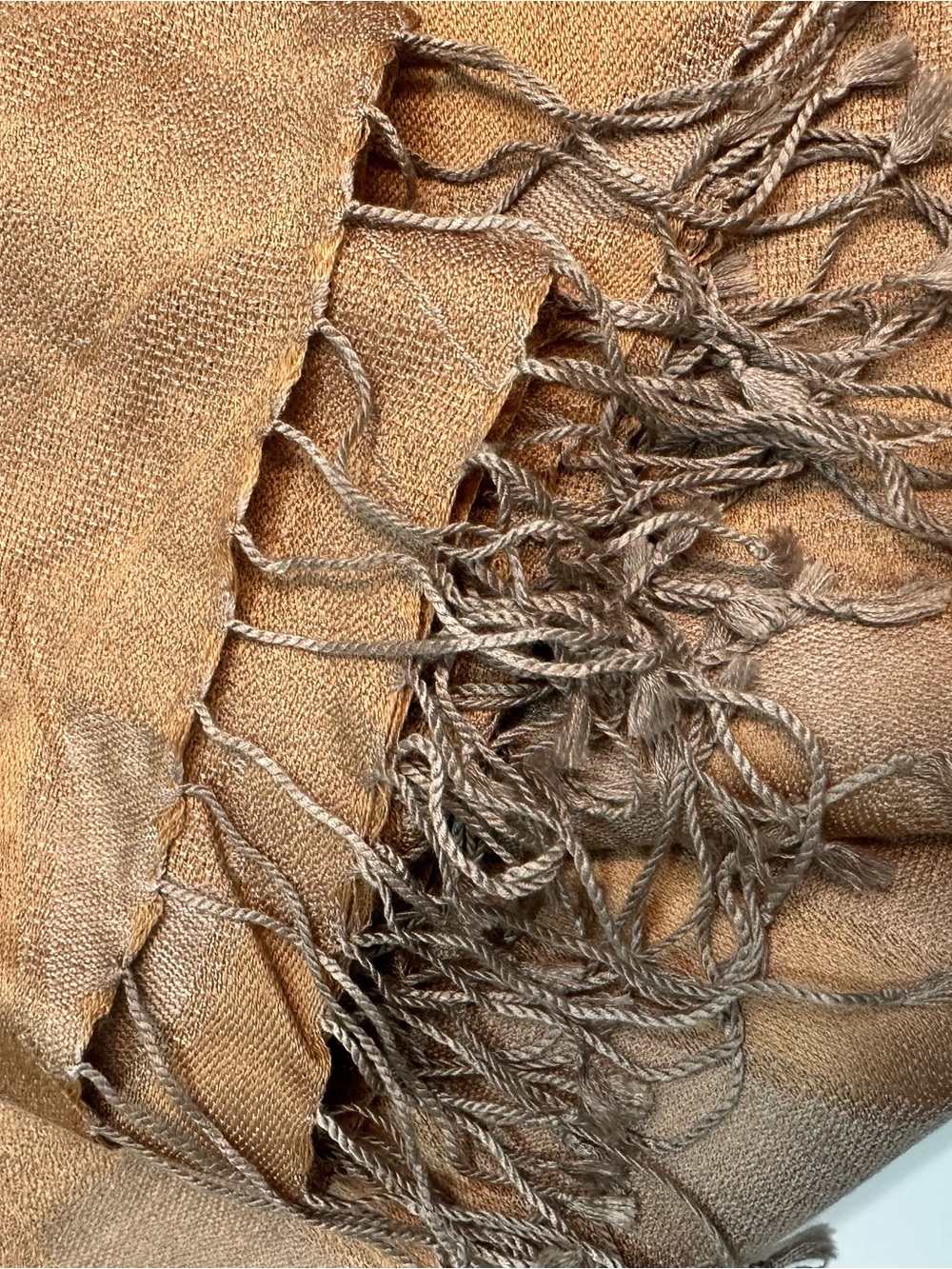 Kashmir Shawl- Gold & Silver - Picture 2 of 5